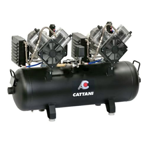 Cattani безмасляный 100-320 для 5 стоматологических установок, с осушителем, 3-фазный фото