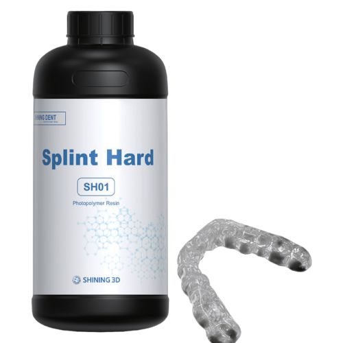 Фотополимер Shining 3D Splint Hard (SH01), цвет – прозрачный, 1 кг фото