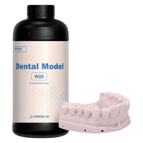 Фотополимер Shining 3D Washable Model Resin (W20), цвет – розовый, 1 кг фото