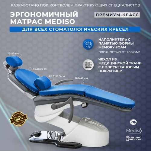 Матрас с памятью формы для стоматологической установки (Синий М2) фото