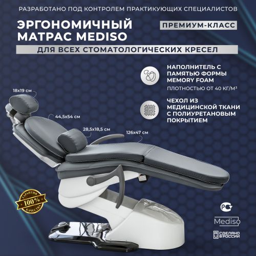 Матрас с памятью формы для стоматологической установки (Серый М13) фото