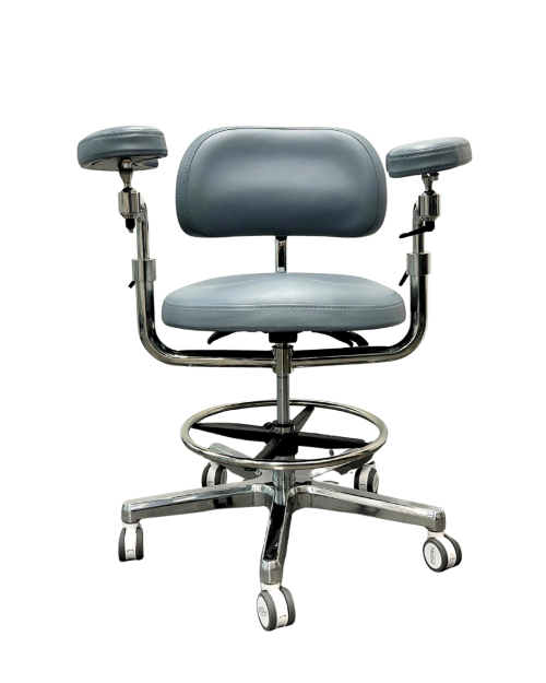 Стул микроскописта Grand с изогнутыми подлокотниками фото