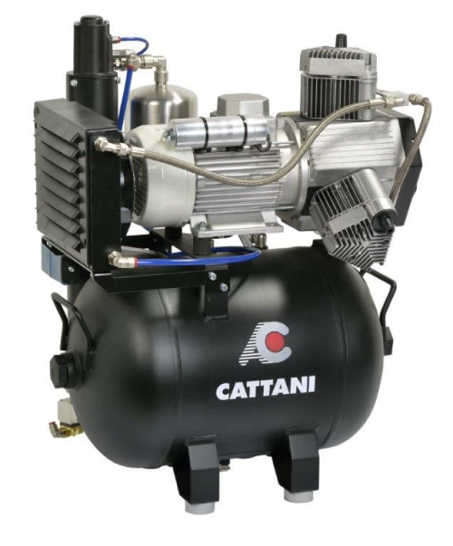 Cattani безмасляный 45-238 для 4 стоматологических установок, с осушителем, 3-фазный фото