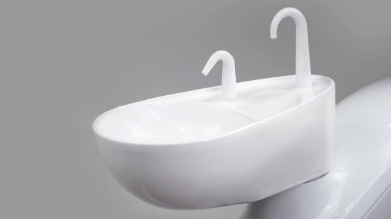 Поворотная керамическая плевательница