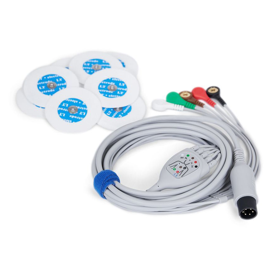 5 электродов ЭКГ