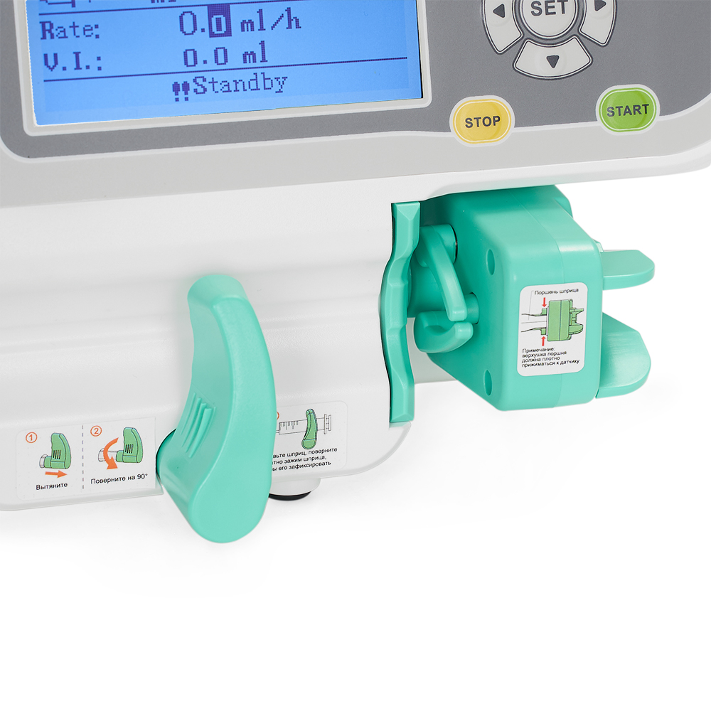 Широкий диапазон шприцов