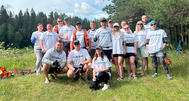 Корпоративный сплав на байдарках всей командой FORDENT